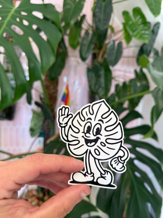 "Chuck" Monstera Sticker