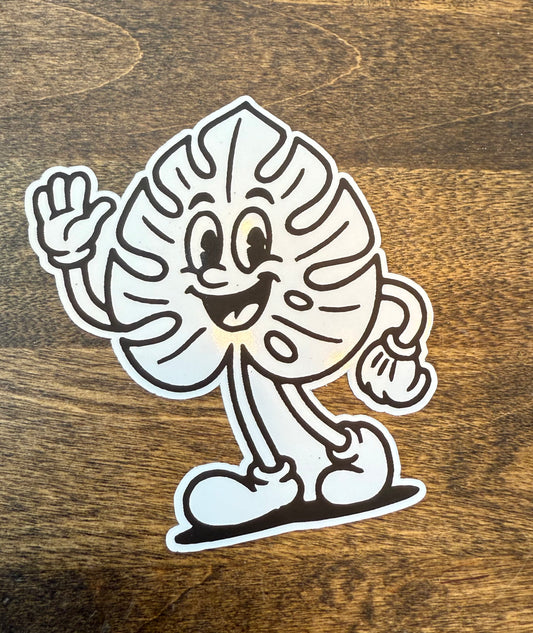 "Chuck" Monstera Sticker